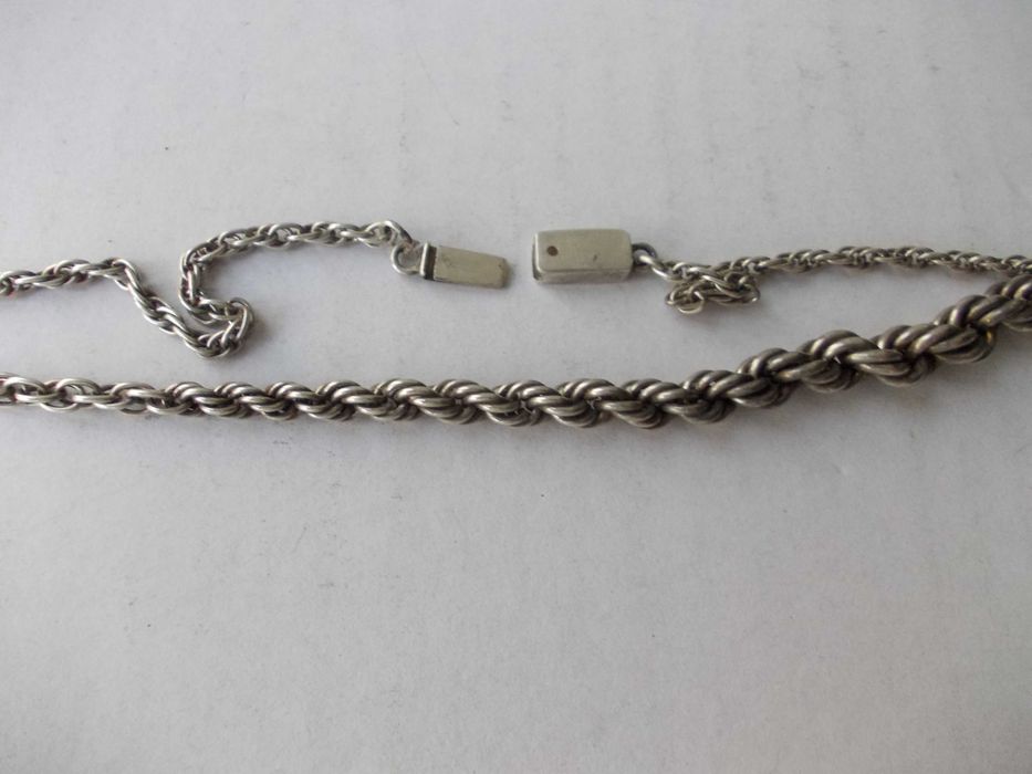 Lant colier vechi din argint 2