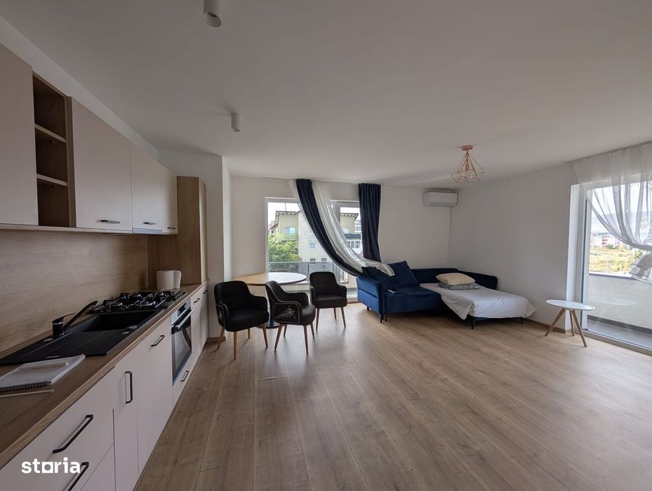 Apartament 3 camere, terasa, mobilat, AC, zona EROILOR
