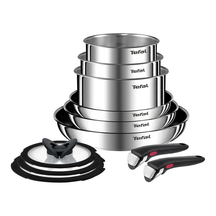 Tefal комплект тави и тенджери 13 части