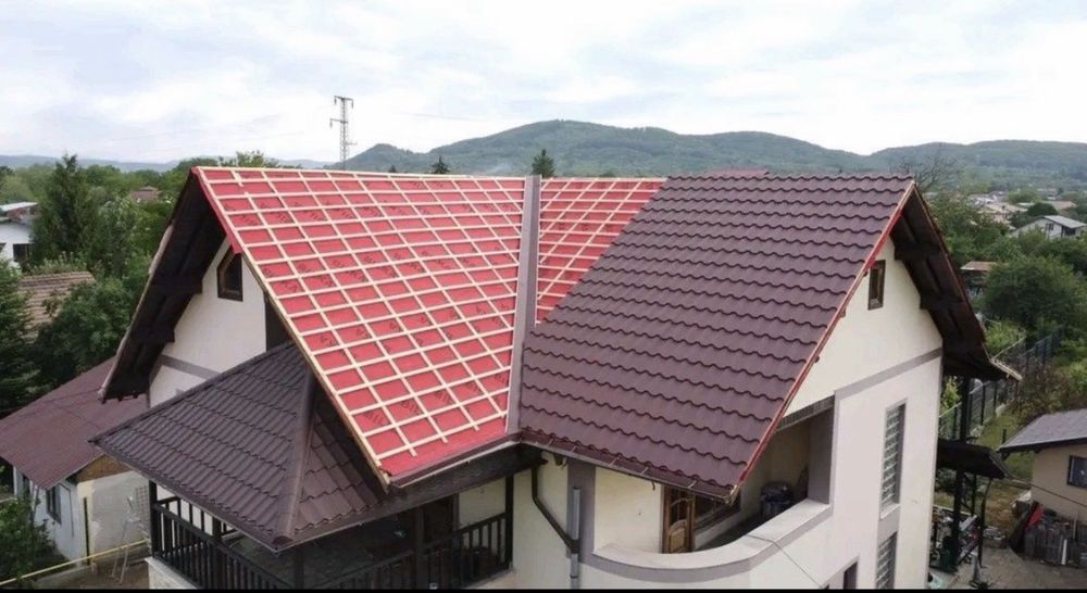 Acoperisuri noi reparatii acoperis tigla metalica tigla ceramica dulgherie mansardari