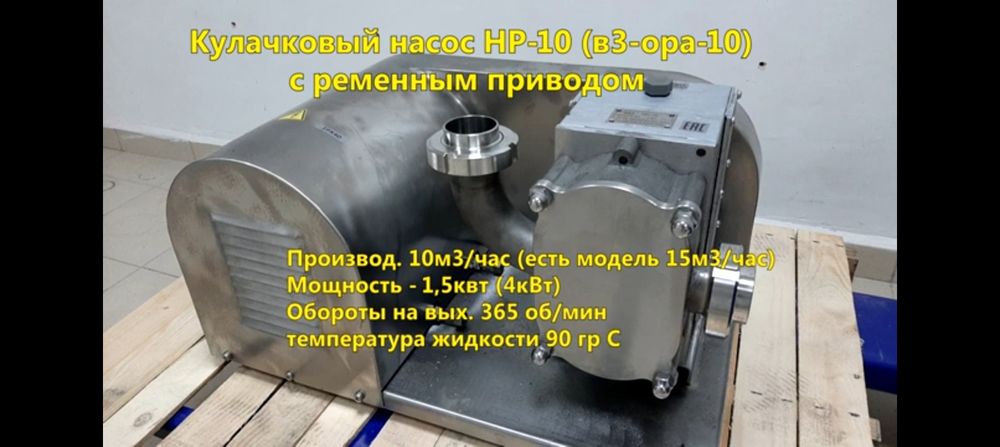 Насос пищевой кулачкови