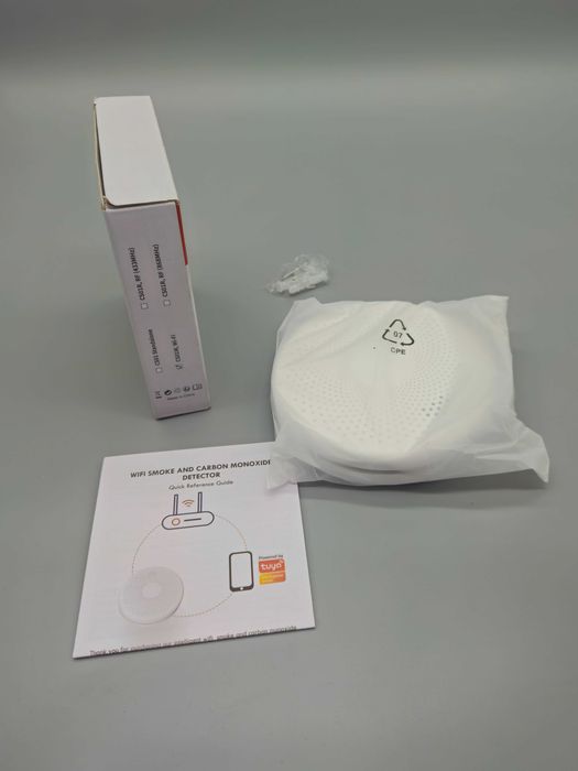 WiFi комбинирана аларма за дим и въглероден оксид (CO) с приложение
