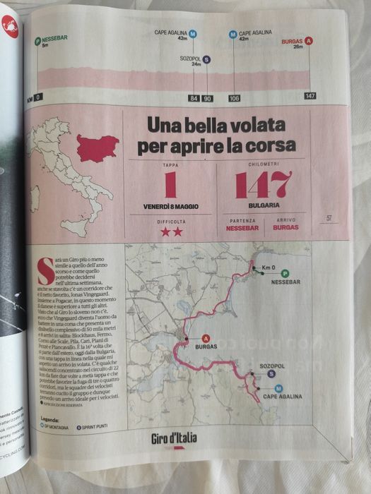 Колекционерско списание за Giro d italia 2026