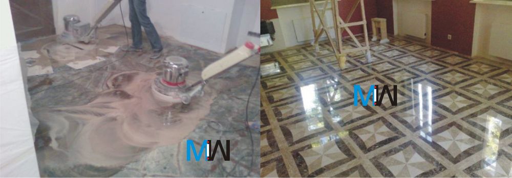 Полировка, шлифовка, восстановление блеска полов, стен и др.