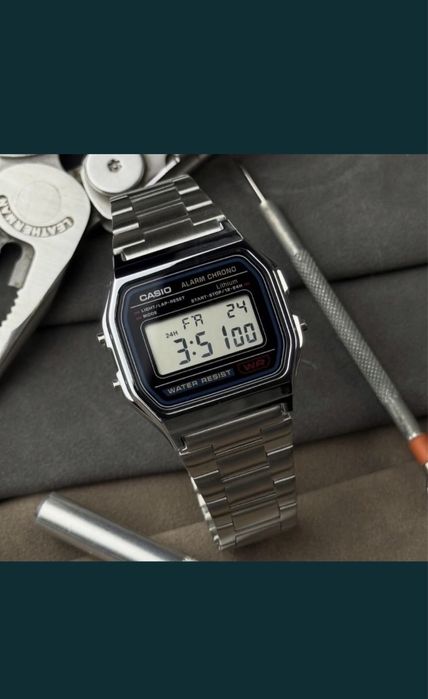 Часы casio сталь A168WA-1WSDF