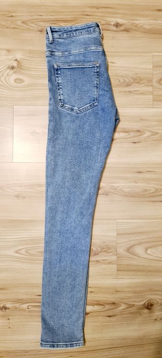 Jeansi blugi skinny elastici talie f. Inalta