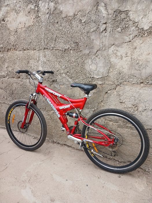 Велосипед двух подвесный