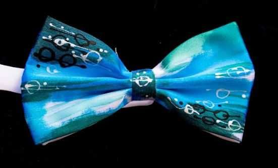 Ръчно рисувани мъжки бутикови папийонки