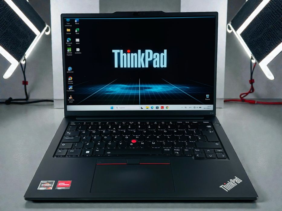 Лаптоп Lenovo ThinkPad E14 Gen 5 WUXGA Ryzen 7 16RAM 512GB AMD Radeon Гаранция!