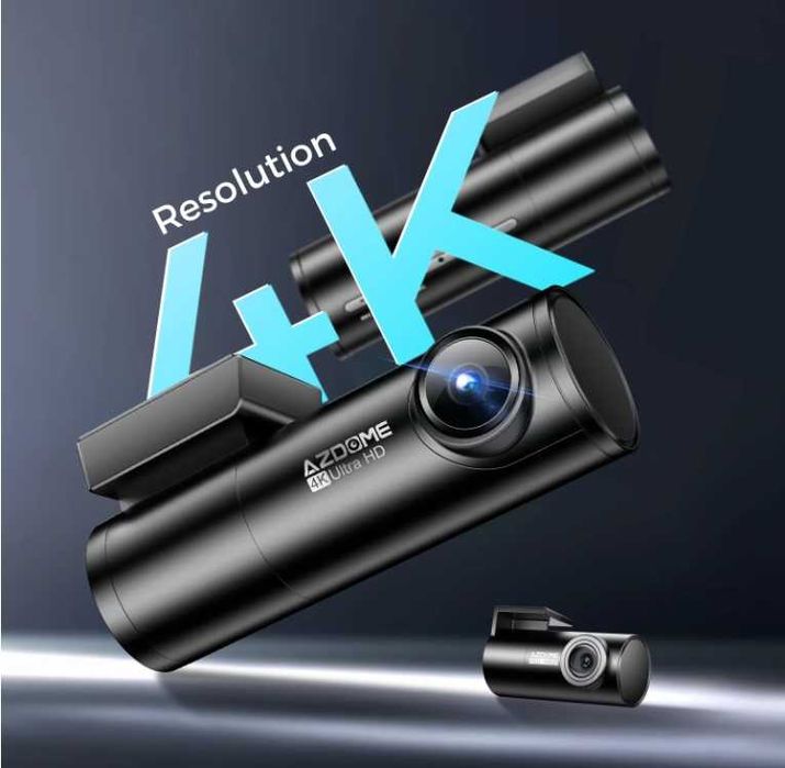 Camera Auto Bord GPS Wifi AZDOME M300S 4K + Camera Marsarier Card 64Gb