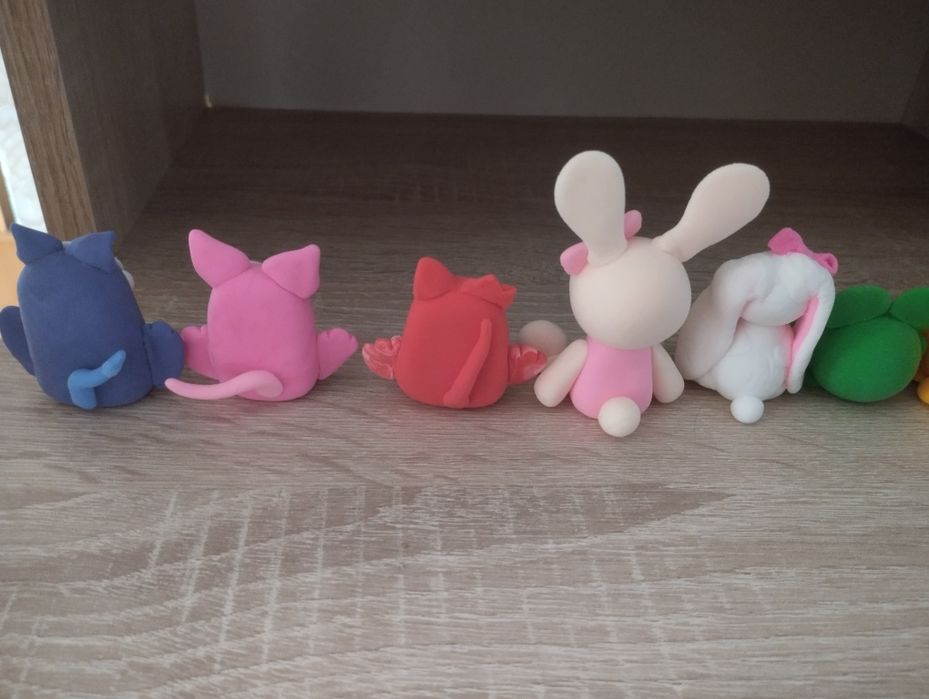 Фигурки из лёгкого пластилина