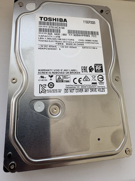 Продам жесткие диски 1 TB