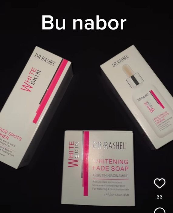 DR-RASHEL okartiruvchi sovun va naborlari.