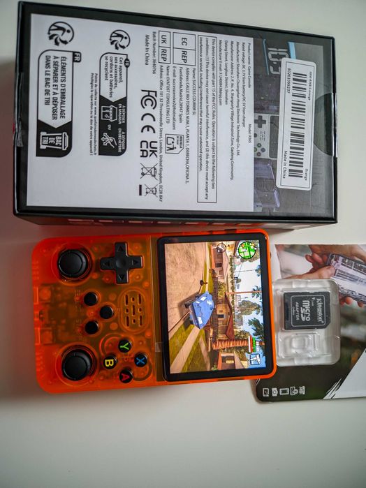 Consola de jocuri portabila R36S, ecran IPS 3.5 inch, 640×480, 64GB