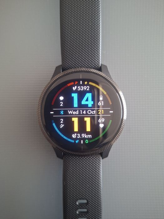 Ceas inteligent Garmin Venu-negru,complet funcțional