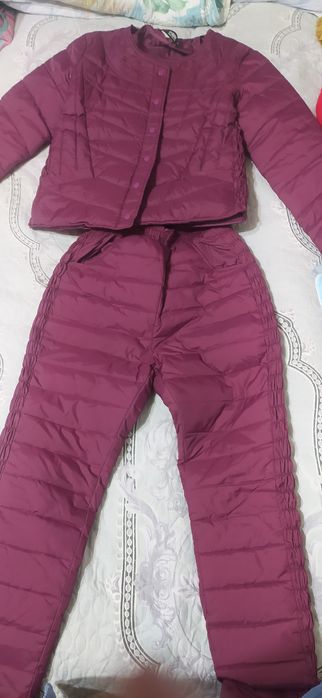 Дутый костюм на лебяжьем пуху