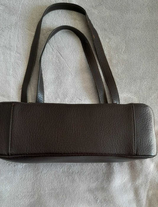 Дамска чанта Marc Picard от естествена кожа – шоколадово кафяво