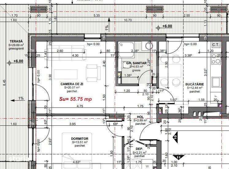 COMISION 0% Apartament 2 camere si terasa 30 mp ,bloc nou Premium — fotografia 1