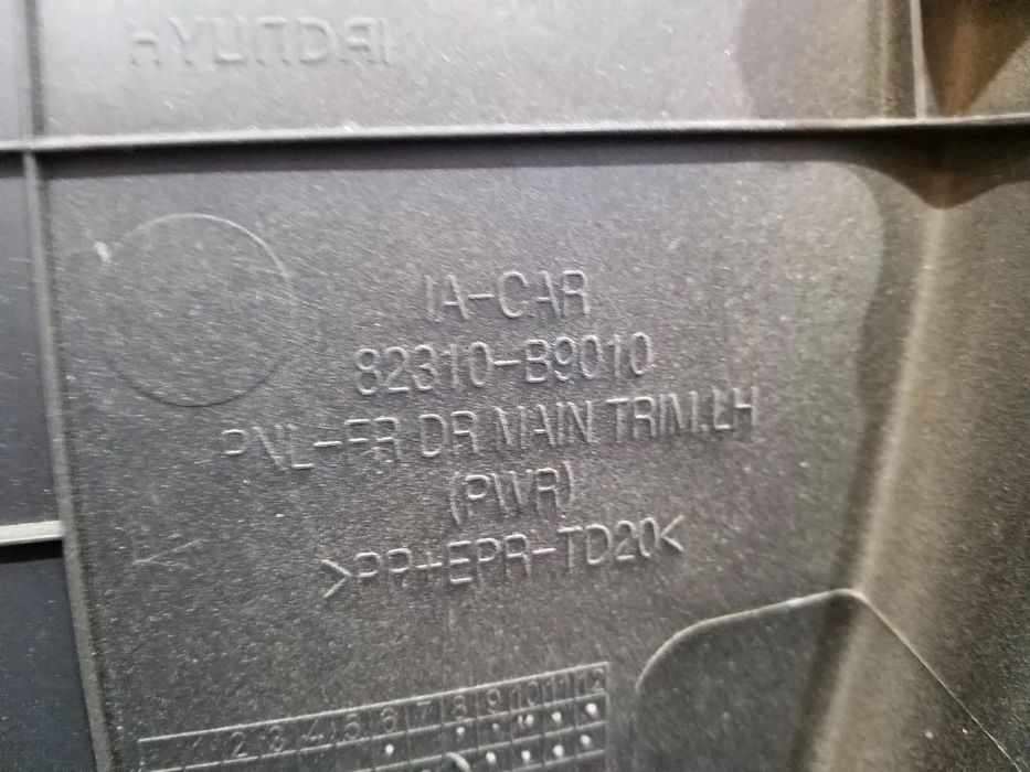 Fata tapiterie usa stanga fata hyundai i10 ba ia 82310b9010