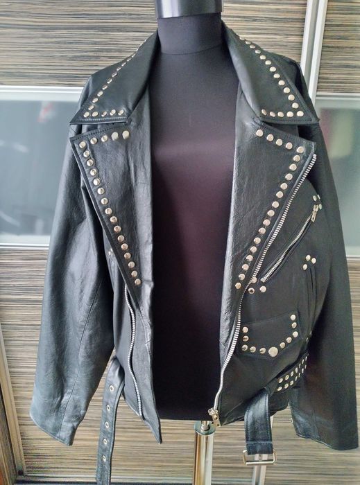 Кожено Рокерско яке - Немско-Ново!