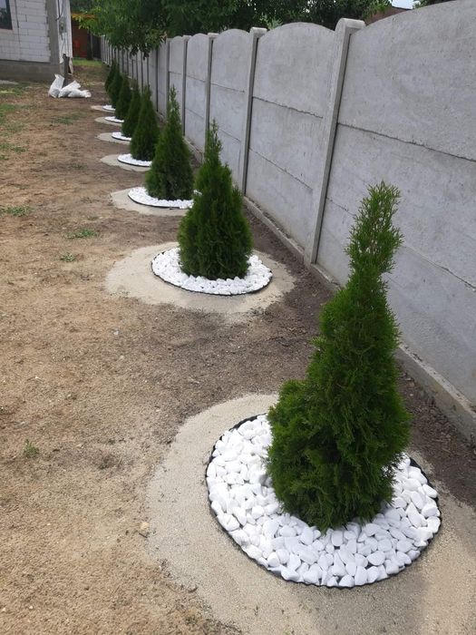 Pietricele decorative gradina Piatra alba rotunjita amenajari depozit