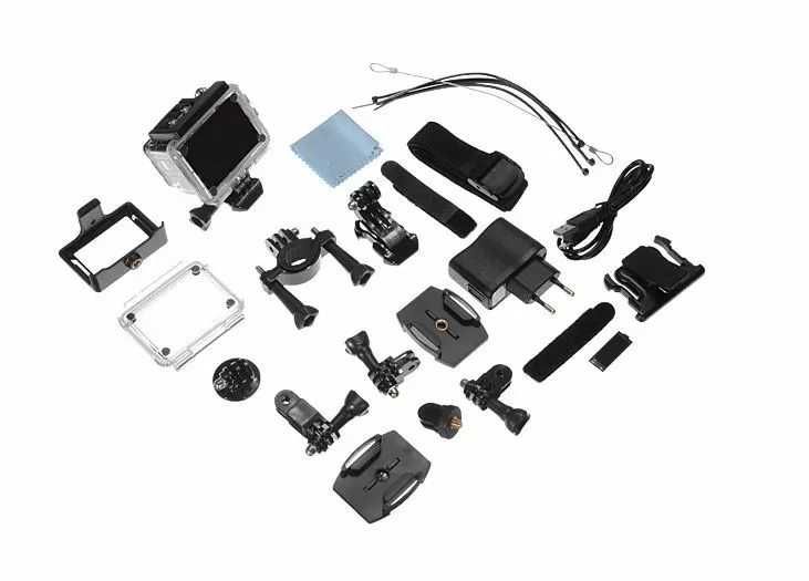 Спортна екшън камера с Wi-Fi, 60fps, 4K Ultra HD за мотор, АТВ и ски