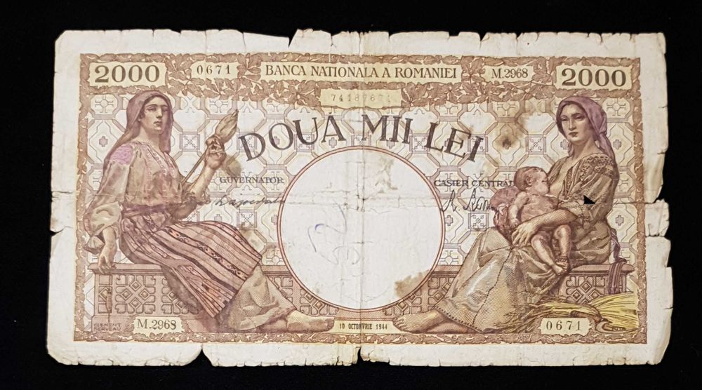 LOT bancnote Romania - Regele Mihai - 1944