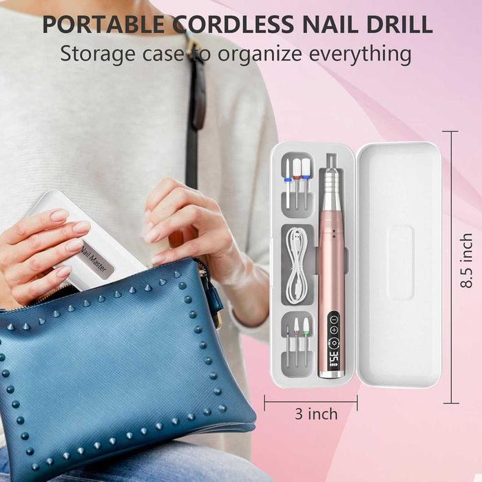 Професионална безжична електрическа пила за нокти Kredioo