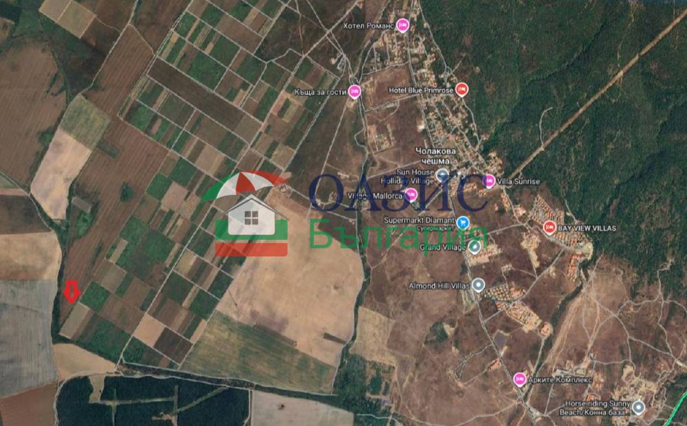 Парцел урбанинизиран, с. Кошарица 7601кв. м., цена 48000 евро