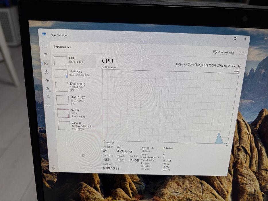 Laptop Gaming HP Omen I7-9750H , RTX 2060