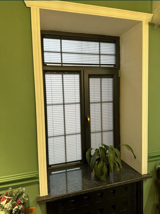 Биринчи кул жалюзи, плиссе жалюзи, жалюзилар