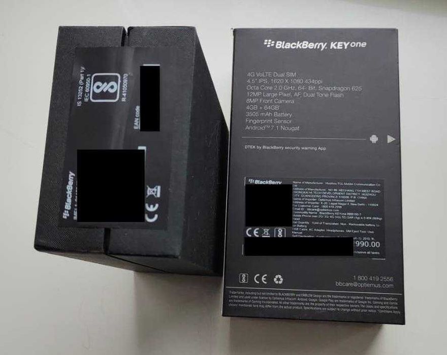 смартфон BlackBerry KEYone Limited Edition Black