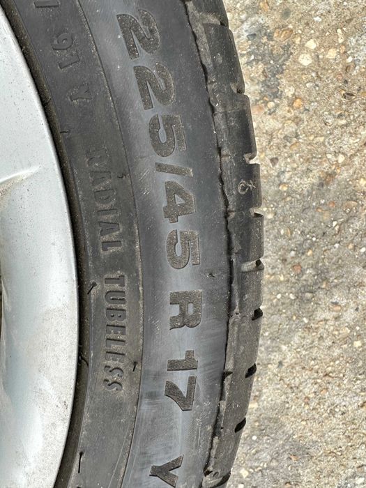 Лети джанти 17" Seat 5x112 с гуми 225/45/17 - Altea, Toledo, Leon