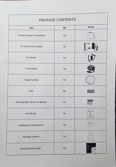 Мобилен кислороден концентратор Kingon Freedom P2