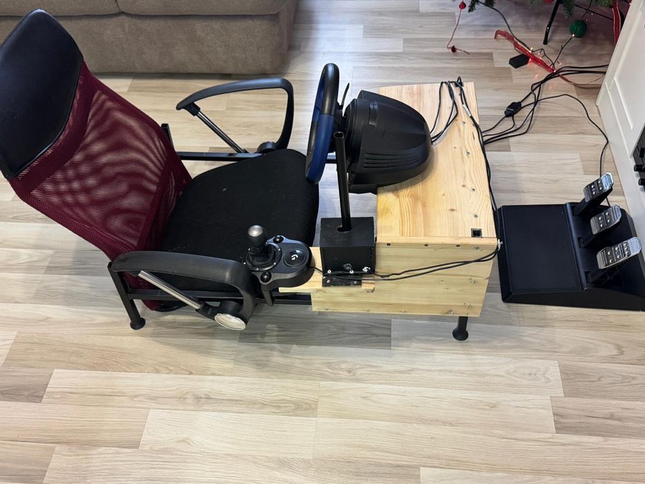 Volan Thrustmaster T150 Pro Playseat schimbator Logitech 3 pedale