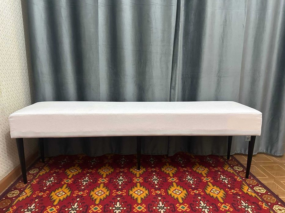 Пуфик-скамейка , белый