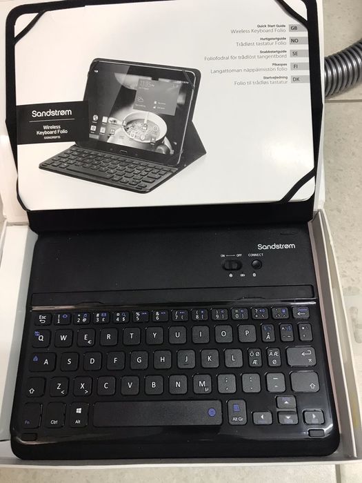 sandstrom wireless keyboard folio