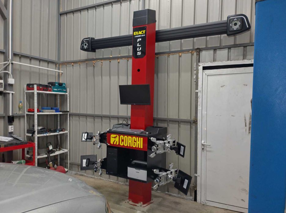 3D Стенд за "реглаж" на геометрия на леки автомобили от CORGHI