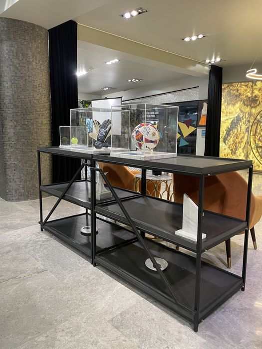 Biblioteca PickTwo Studio | Mobilier Metal +Piatra Ardezie Autograph