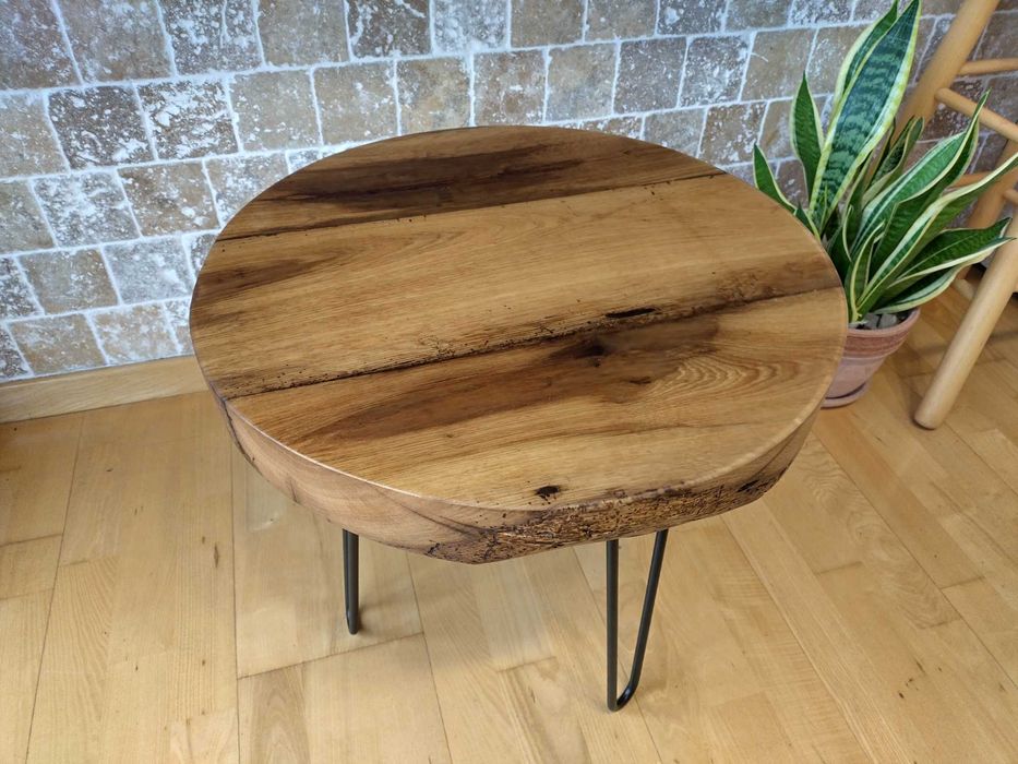 Mese lemn masiv de stejar/ măsuță cafea lemn masiv cu rășină epoxidică