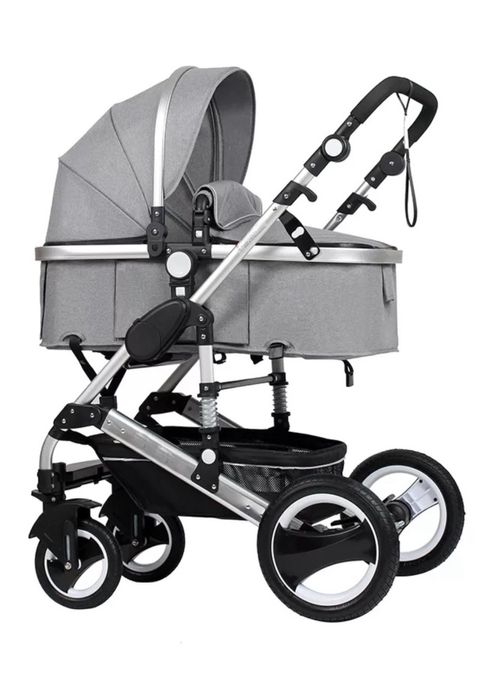 Коляска  Б/У  2 в 1 Belecoo серая