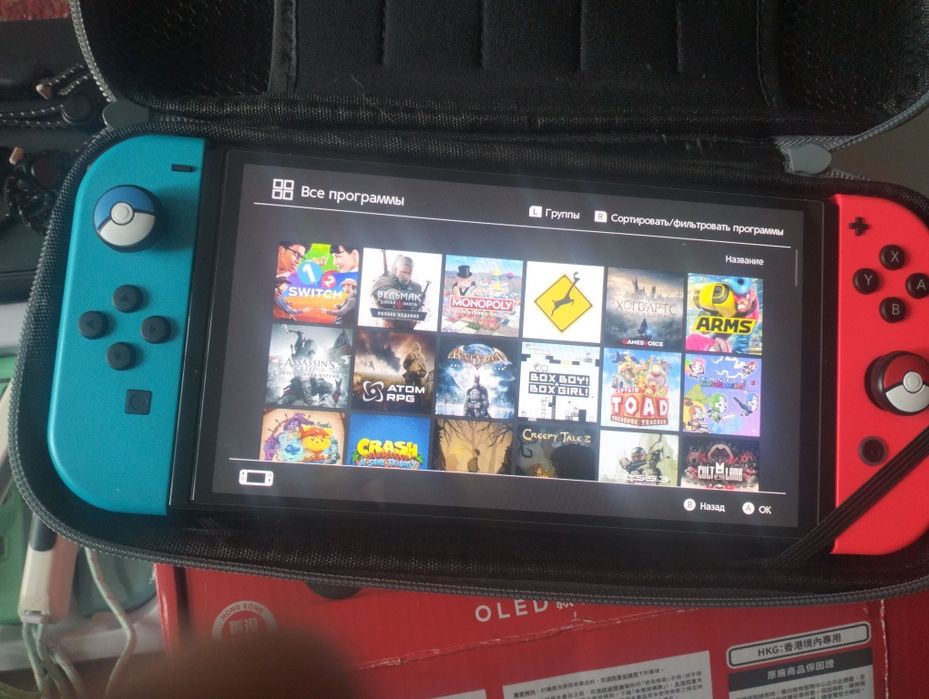 Продаю Nintendo switch oled прошитый