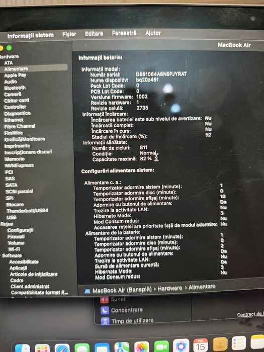 Vând/schimb Macbook air m1