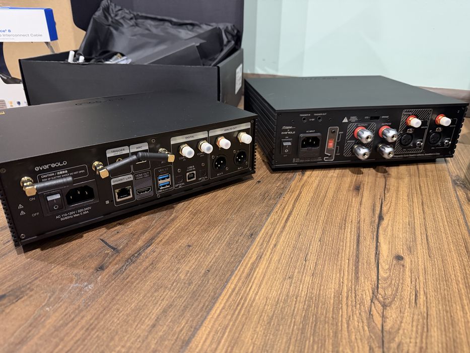 Eversolo DMP-A6 Gen 2 стриймър и Eversolo Amp-F2 усилвател