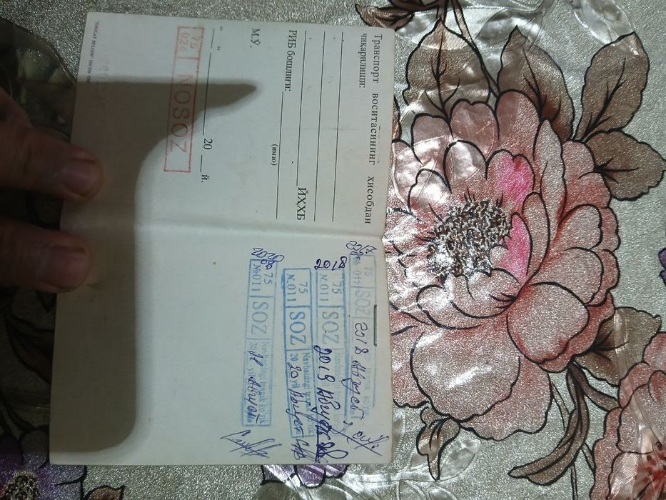 Vaz 21.07.Faqat tex pasporti eski qolgani joyida