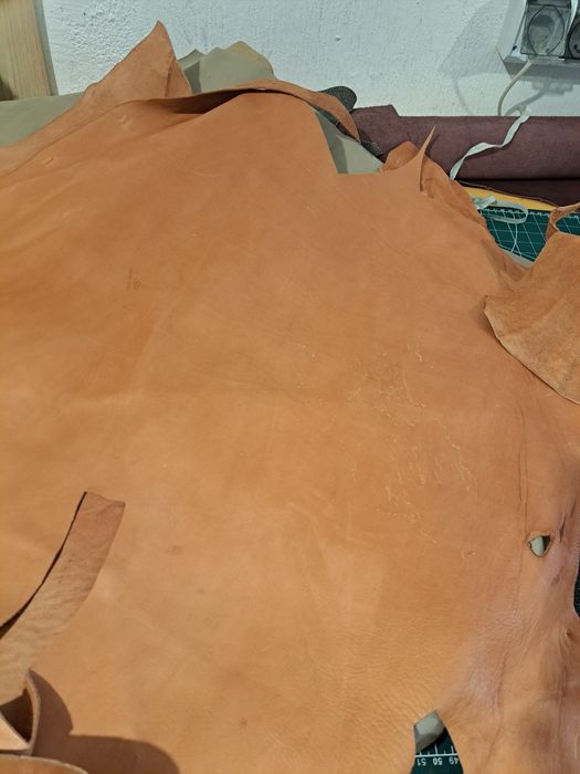 10 kg de piele, piele naturala, 0.5-1.2mm grosime