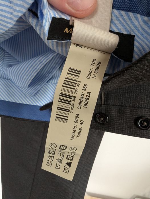 Pantaloni de costum barbati Massimo Dutti (100% lana, marime 40)