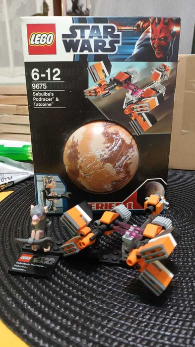 Lego Star Wars  9675 Sebulba's Podracer cu cutie si instructiuni