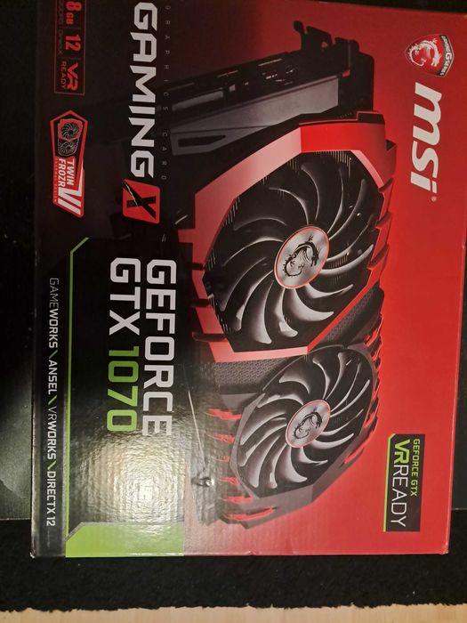 Vand placa video Gtx 1070 (implementarea MSI GamingX)