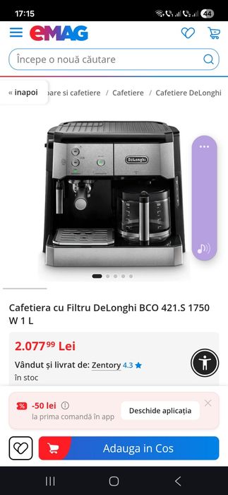 Aparat cafea 3in1